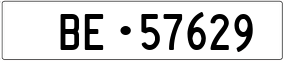 Truck License Plate